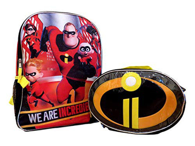 Disney Pixar The Incredibles 16" Backpack Set