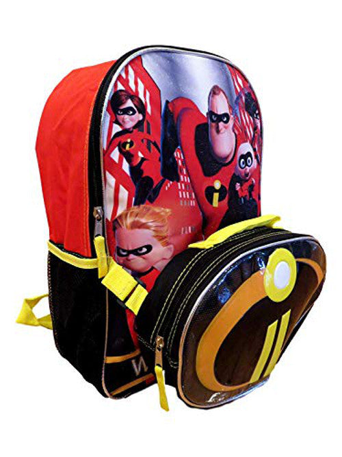 Disney Pixar The Incredibles 16" Backpack Set
