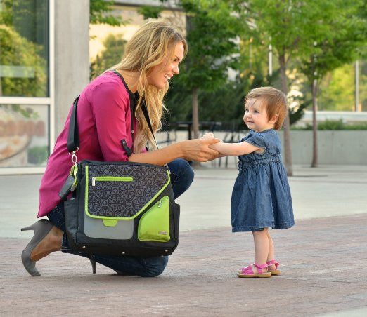 JJ Cole Metra Diaper Bag, Midnight Clover