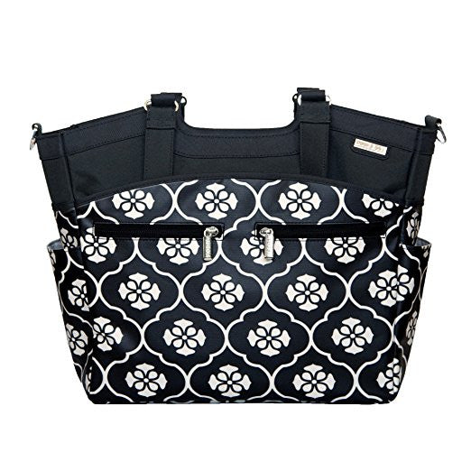 JJ Cole Camber Diaper Bag (Black&White)