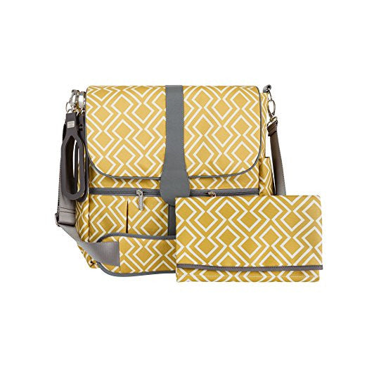 JJ Cole 'Citrine Lattice' Backpack Diaper Bag