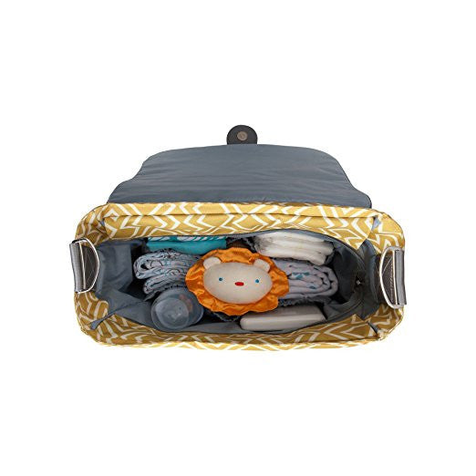 JJ Cole 'Citrine Lattice' Backpack Diaper Bag