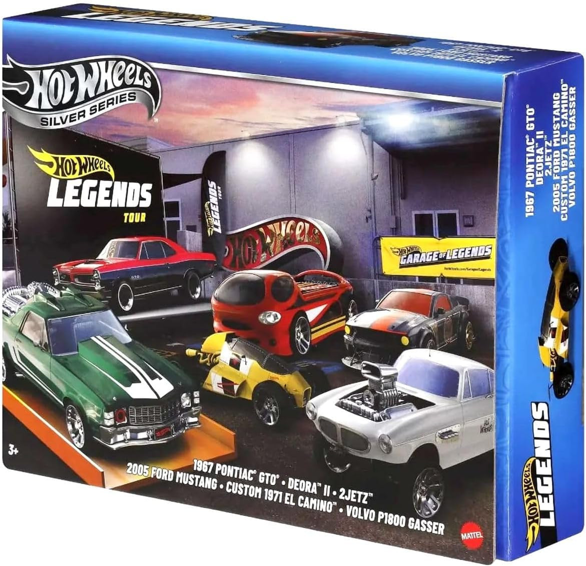 Hot Wheels 1:64 Scale Die-Cast Toy Cars and Trucks Set of 6 (Styles May Vary)