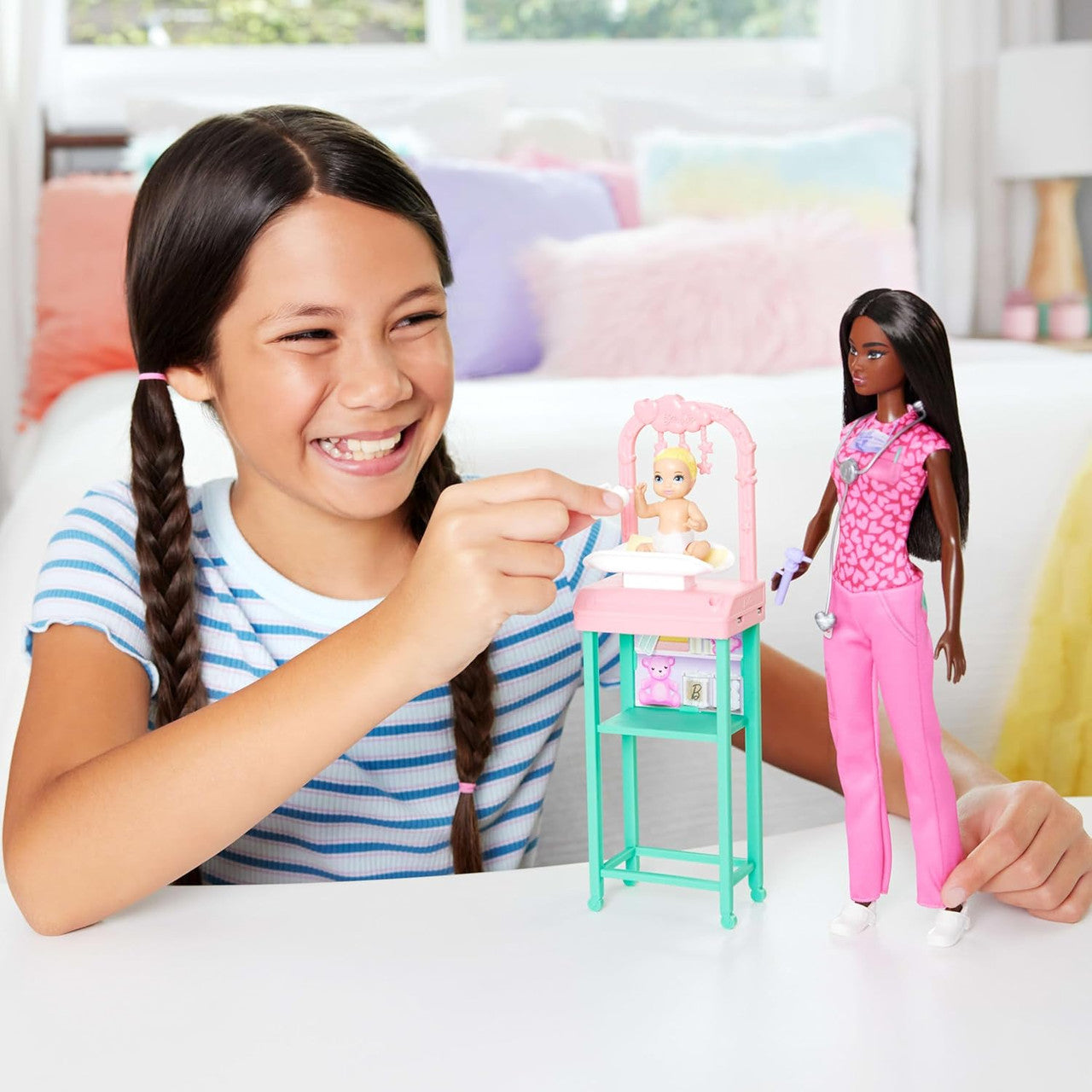 Barbie Baby Doctor with Brunette Fashion Doll