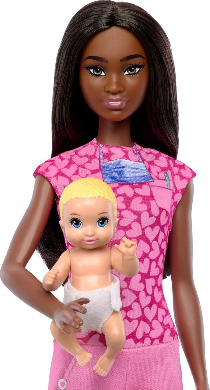 Barbie Baby Doctor with Brunette Fashion Doll