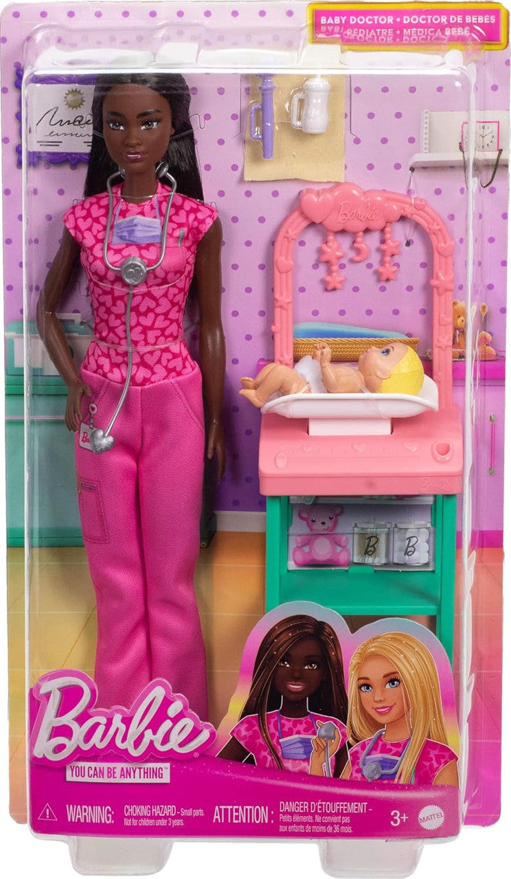 Barbie Baby Doctor with Brunette Fashion Doll