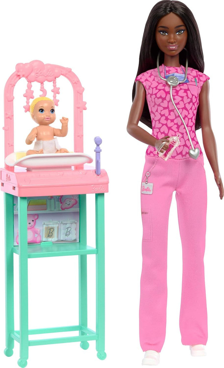 Barbie Baby Doctor with Brunette Fashion Doll