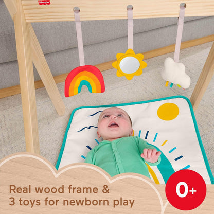 Fisher-Price Wooden Baby Playmat Activity Gym