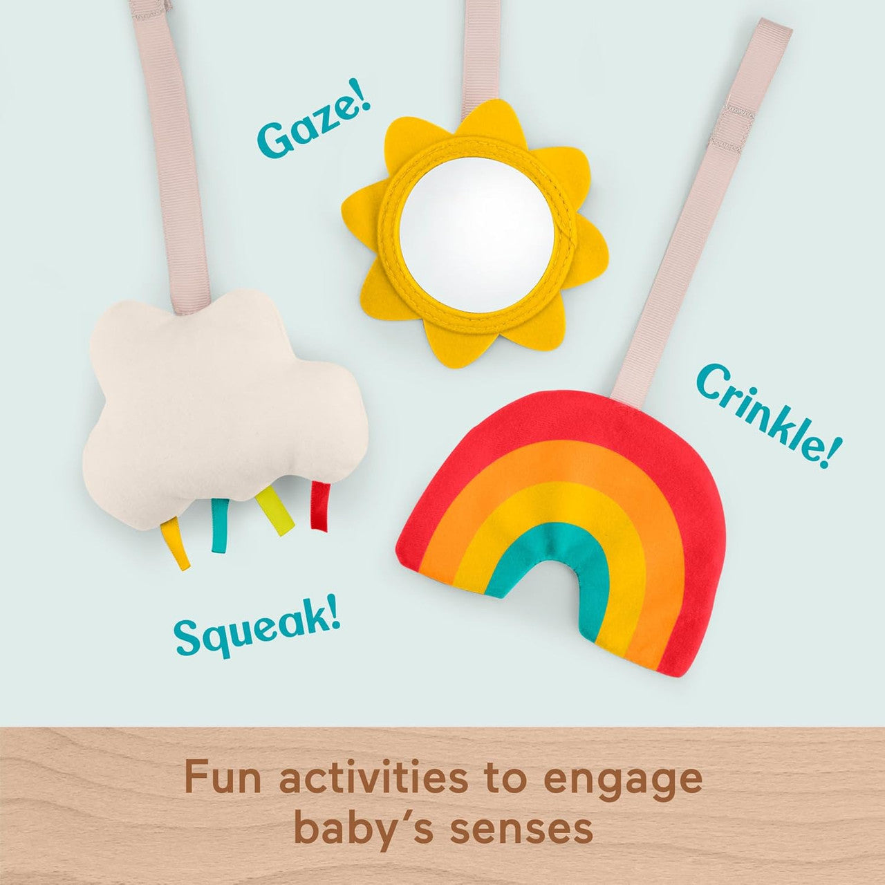 Fisher-Price Wooden Baby Playmat Activity Gym