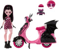 Monster High Draculaura Doll with Pink Scooter