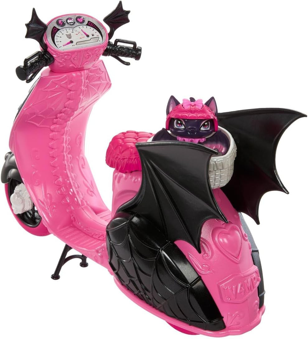 Monster High Draculaura Doll with Pink Scooter
