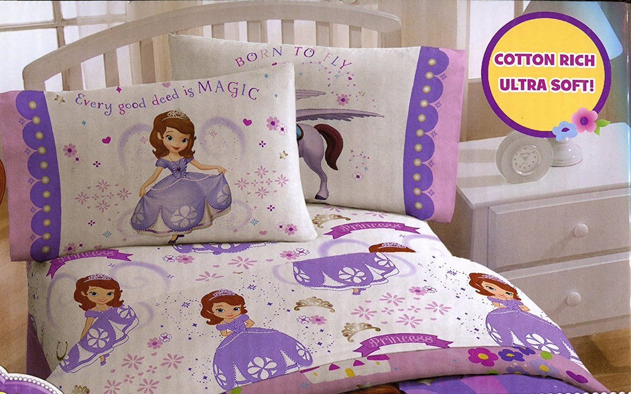 Sofia the 1st "Every Good Deed is Magic" Twin Sheet Set