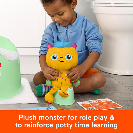 Fisher-Price Toddler Toys Big Little Feelings Potty Training Play Kit, 6-Piece Activity Set with Parenting Tips for Kids Ages 18+ Months