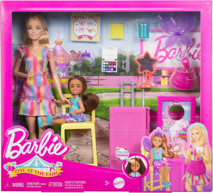 Barbie Day at the Fair Playset with 2 Dolls