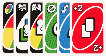 Mattel Games UNO Teams Card Game for Family & Game Nights, Travel, Camping & Parties, 7+ Players, Up to 4 Teams, Colorblind-Friendly Cards