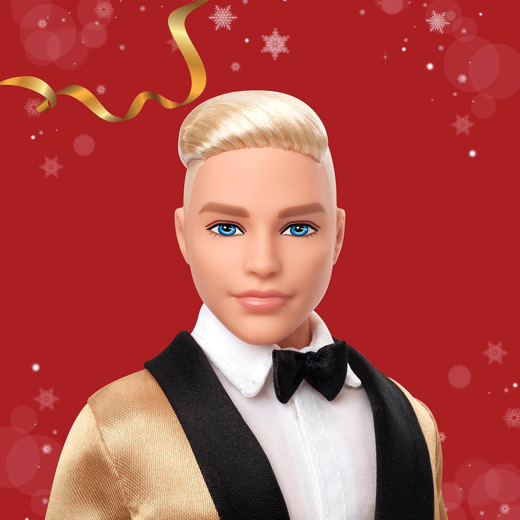 Barbie Signature 2025 Holiday Blonde Ken Collectible Fashion Doll