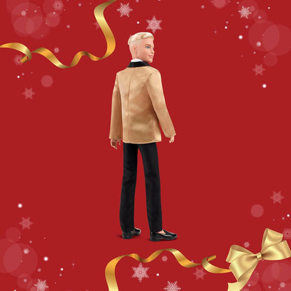 Barbie Signature 2025 Holiday Blonde Ken Collectible Fashion Doll
