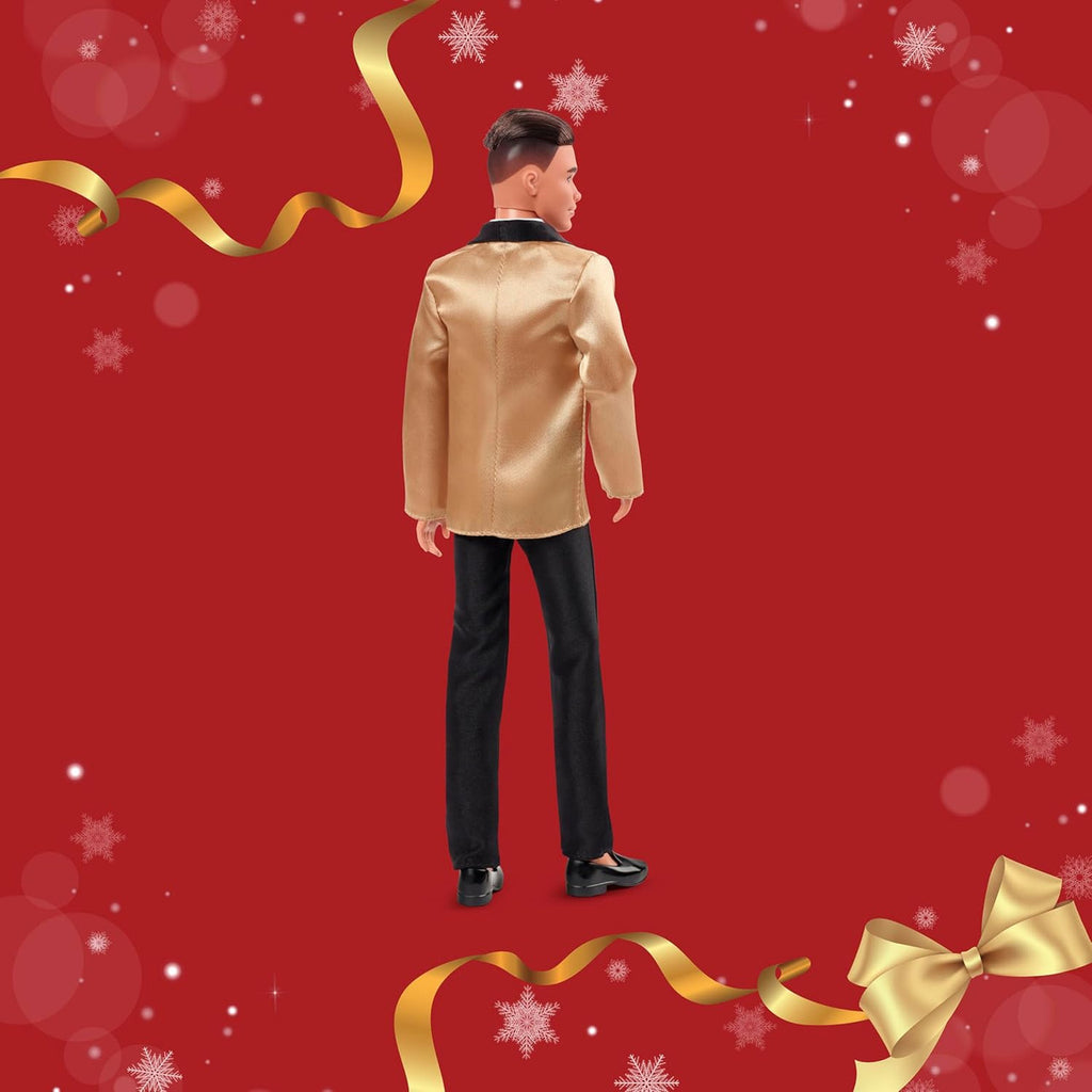 Barbie Signature 2025 Holiday Light Brown Hair Ken Collectible Fashion Doll