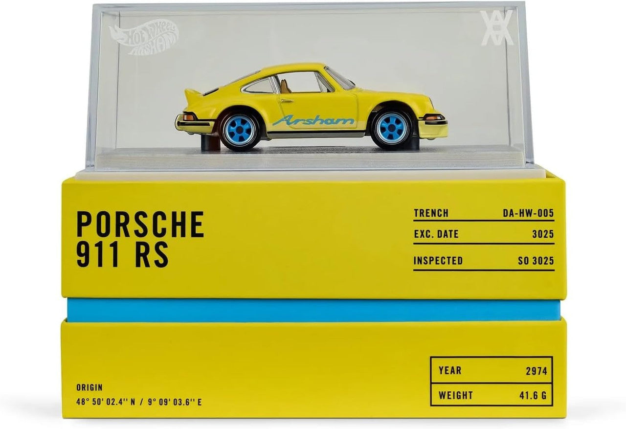 Hot Wheels x Daniel Arsham 1973 Porsche 911 RSA Yellow