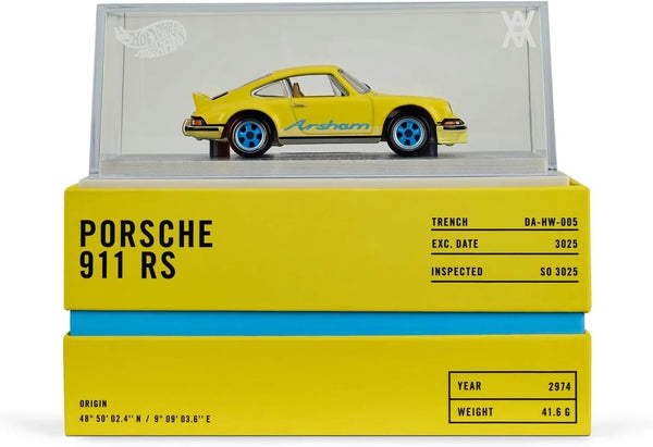 Hot Wheels x Daniel Arsham 1973 Porsche 911 RSA Yellow