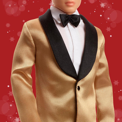 Barbie Signature 2025 Holiday Ken Collectible Fashion Doll with Black Hair