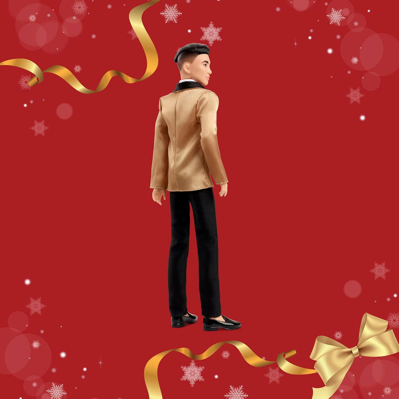Barbie Signature 2025 Holiday Ken Collectible Fashion Doll with Black Hair