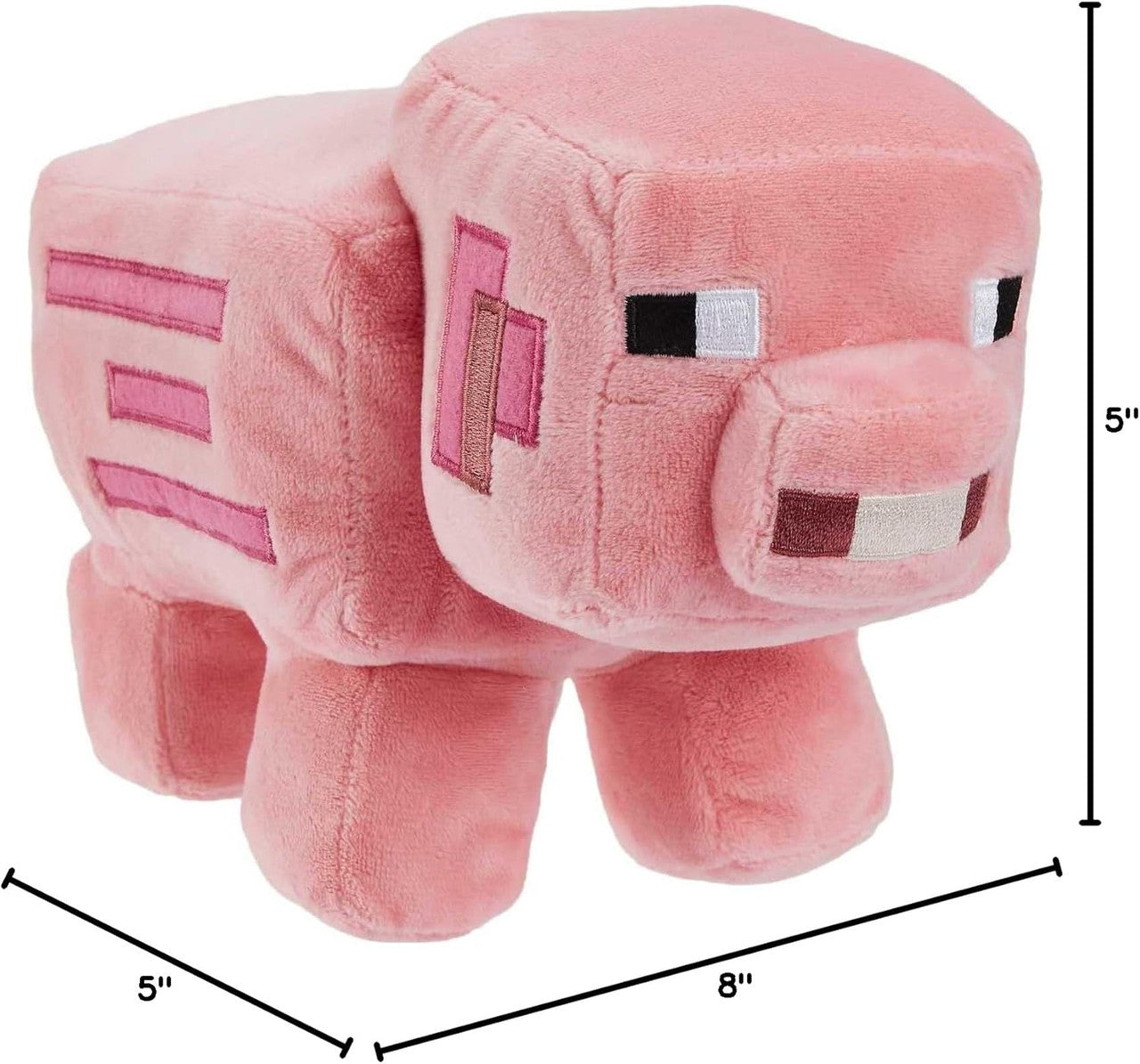 Minecraft Basic Pig Plush Character Soft Dolls