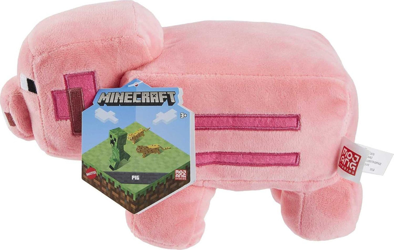 Minecraft Basic Pig Plush Character Soft Dolls