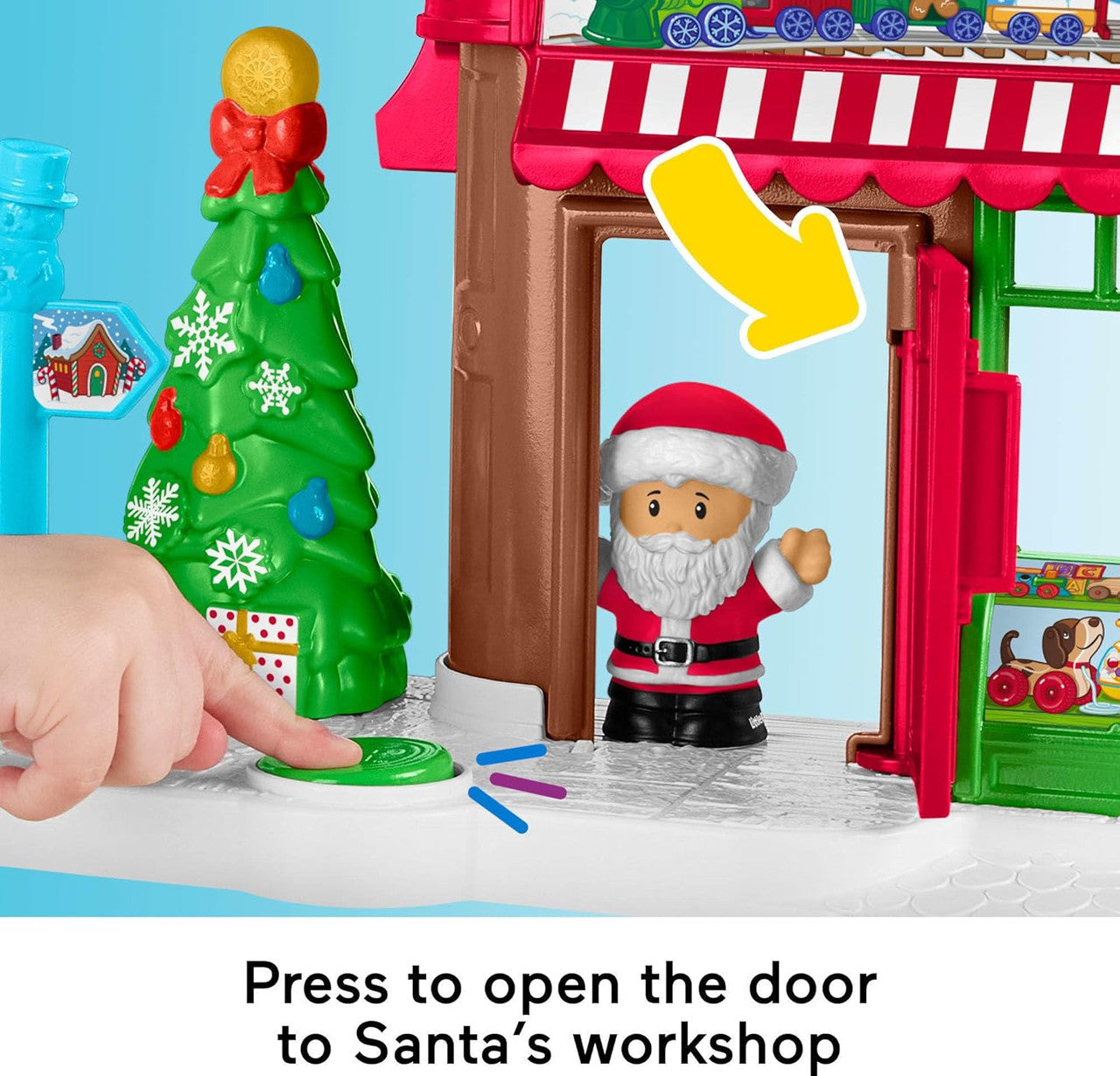 Fisher-Price Little People Toddler Toys Christmas Wonderland Toy Set