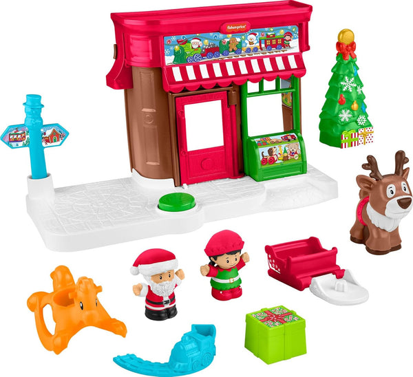 Fisher-Price Little People Toddler Toys Christmas Wonderland Toy Set