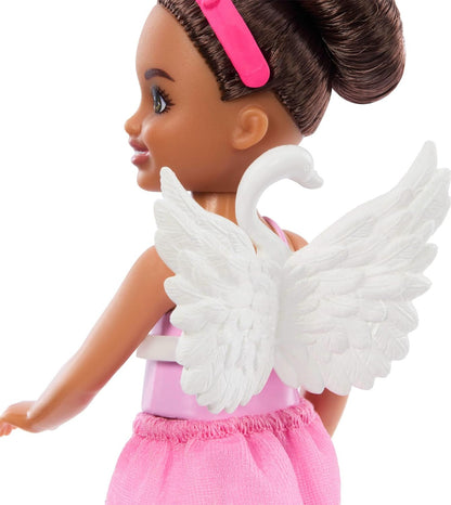 Barbie Toys Chelsea Ballerina Set, Career Brunette Small Doll