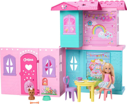 Barbie Chelsea Toy Dollhouse with 15+ Accessories