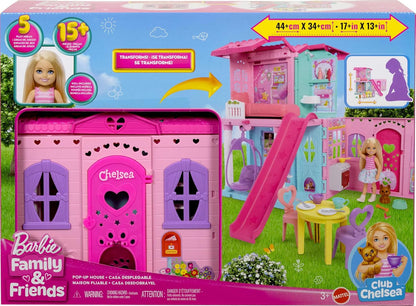 Barbie Chelsea Toy Dollhouse with 15+ Accessories