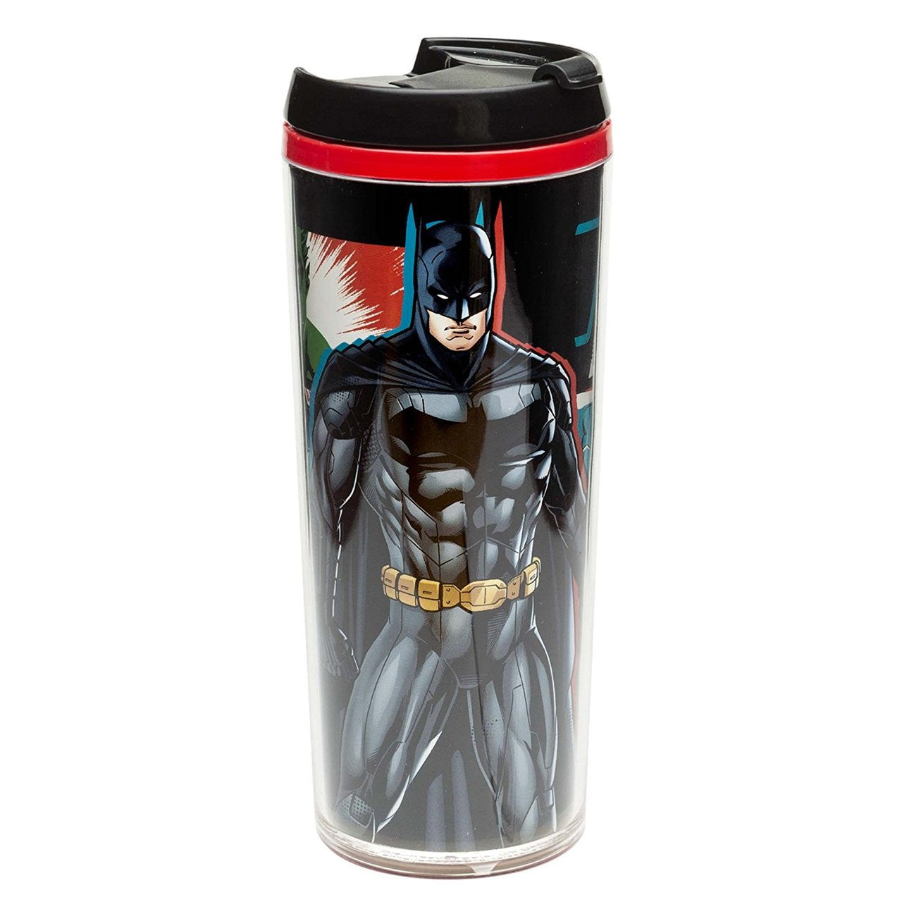 Zak! Designs Insulated Travel Mug featuring Batman  & Justice League Graphics