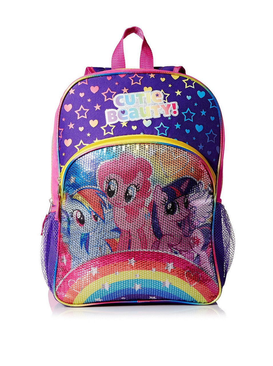 My Little Pony Kid's "Rainbows Sequins" 16-Inch Backpack
