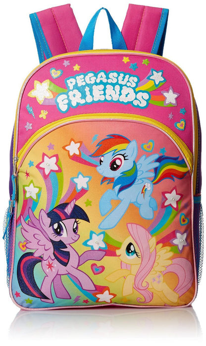 My Little Pony Little Girls Pegasus Friends 16" Backpack with Lights
