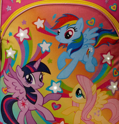 My Little Pony Little Girls Pegasus Friends 16" Backpack with Lights