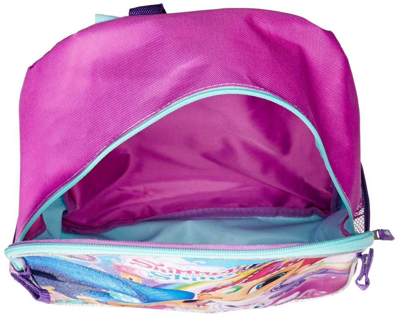 Shimmer and Shine Little Girls Magic Carpet 15 Inch Backpack with Lunch Kit