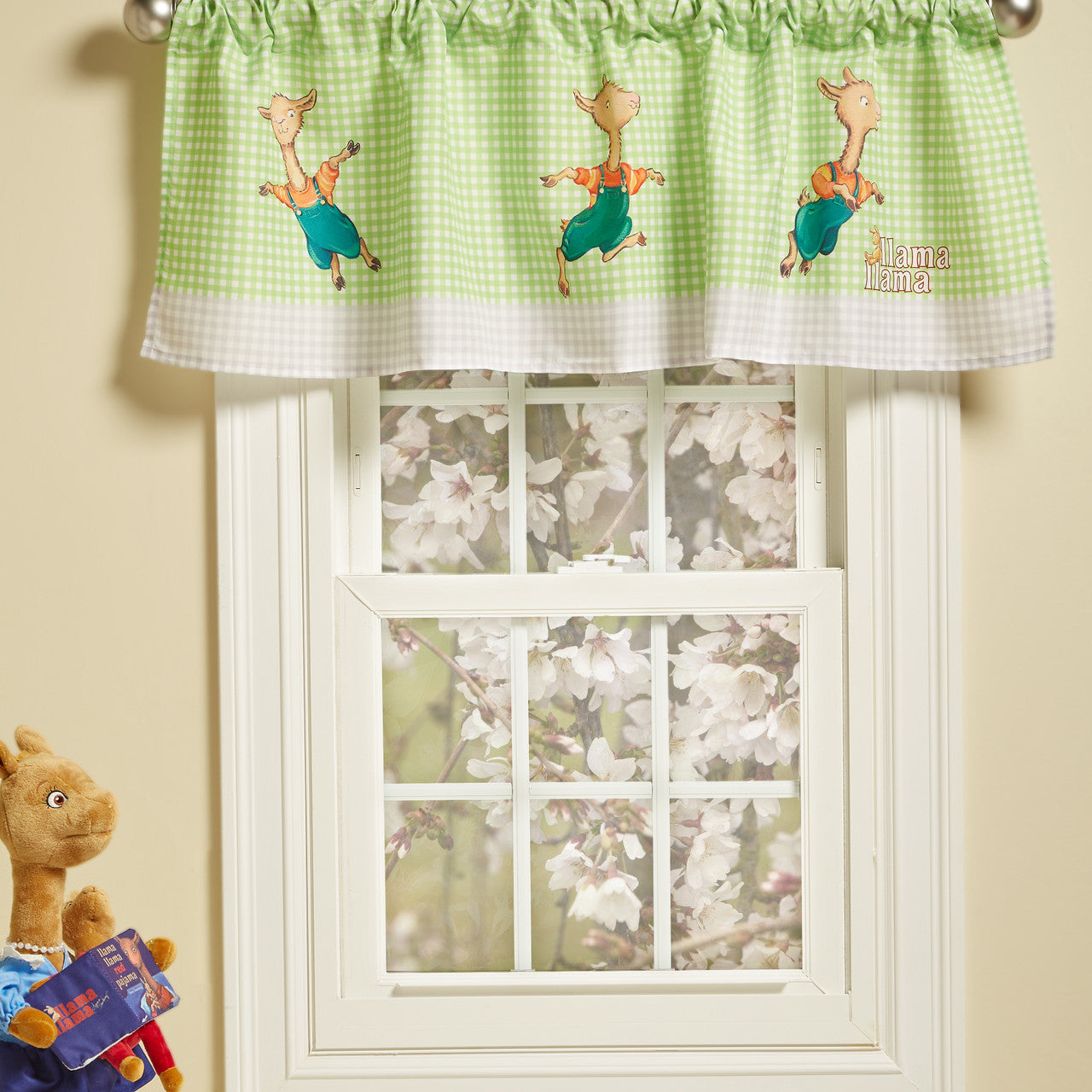 Llama Llama Window Valance