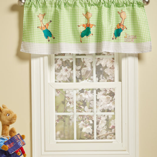 Llama Llama Window Valance