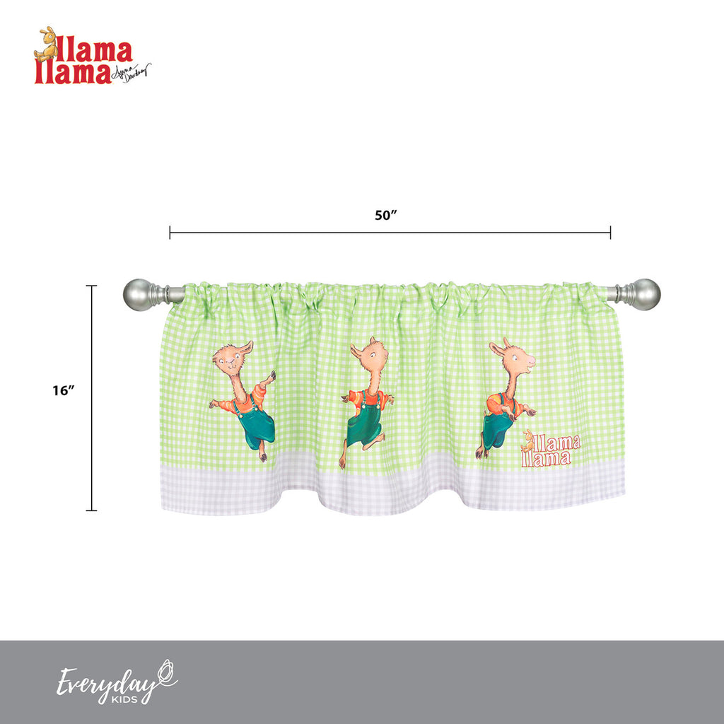 Llama Llama Window Valance