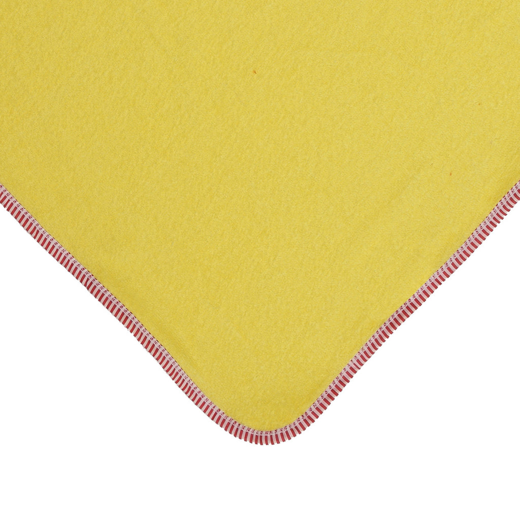 EVERYDAY KIDS Hooded Baby Toddler Unisex Bathrobe - Yellow Lion with Mane