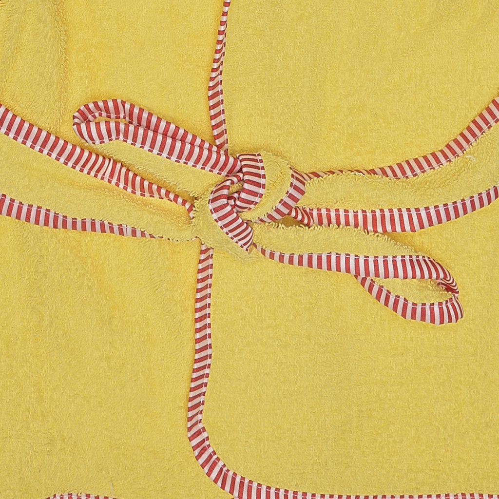 EVERYDAY KIDS Hooded Baby Toddler Unisex Bathrobe - Yellow Lion with Mane