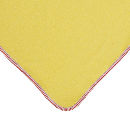 EVERYDAY KIDS Hooded Baby Toddler Bath Towel - Yellow Lion with Mane