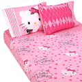 Hello Kitty Sweet and Sassy Twin Sheet Set
