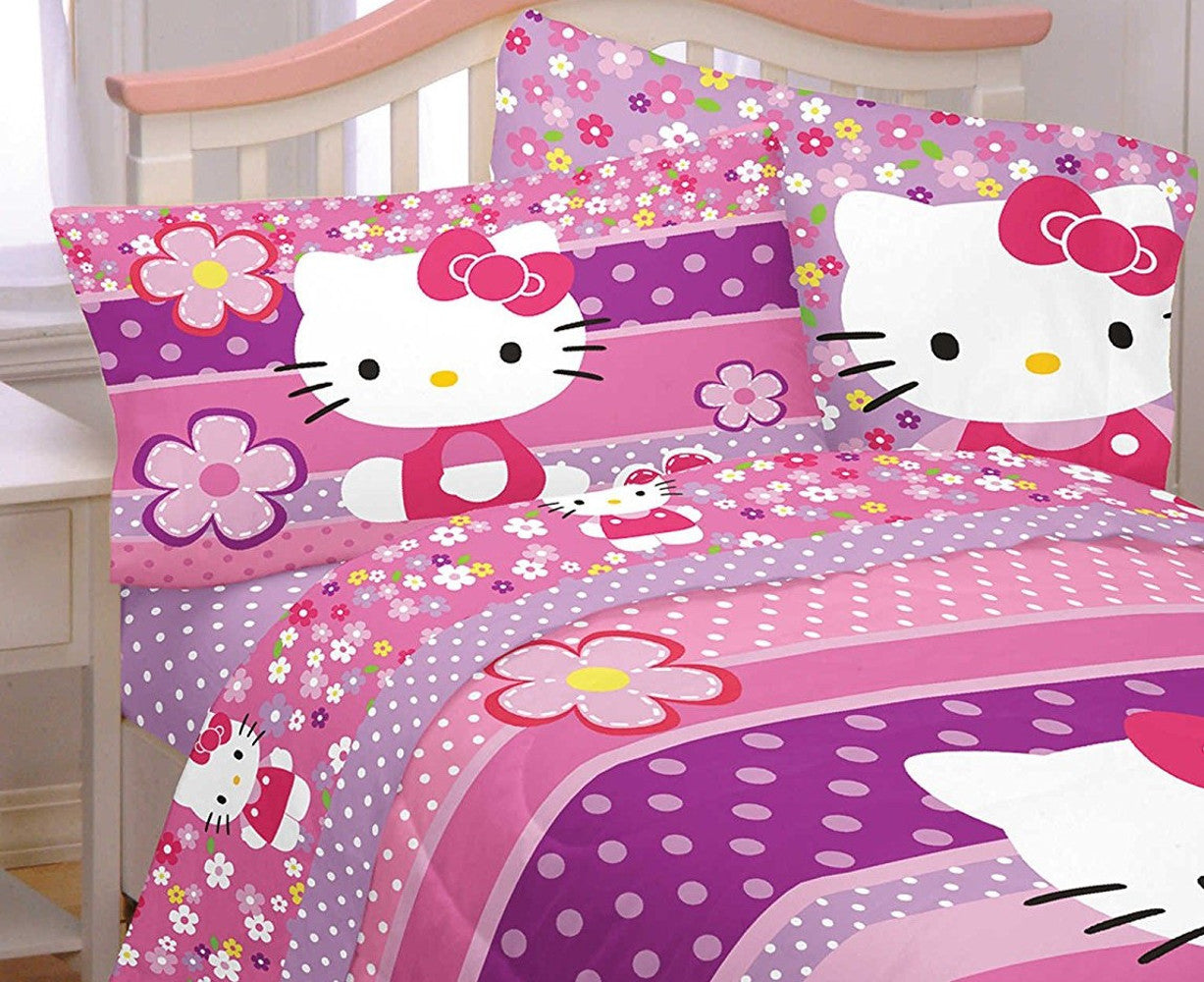 Hello Kitty 'Ditsy Dots' Full Size Sheet Set