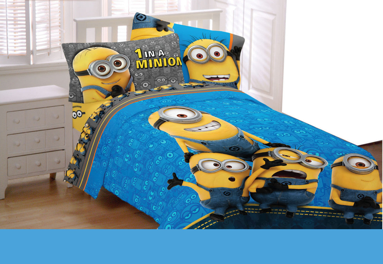 Despicable Me '1 in a Million' Twin Sheet Set