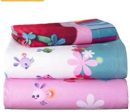 Dreamworks Trolls "Show Me a Smile" Twin Sheet Set