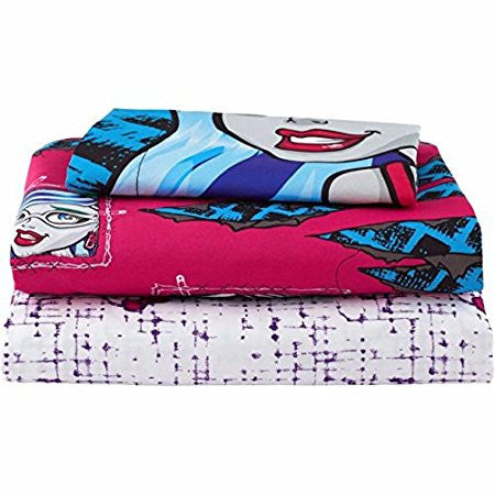 Monster High 3 Piece Twin Sheet Set