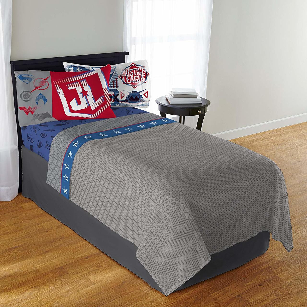 Justice League "Call of Justice" Twin Sheet Set